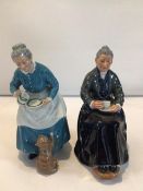 TWO ROYAL DOULTON FIGURINES. ‘THE FAVOURITE’ HN2294 AND ‘THE CUP OF TEA’ HN2322.