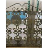 LARGE METAL FIRESCREEN