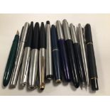 MIXED PENS, PARKER FOUNTAIN, AND MORE