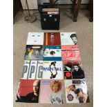 BOX OF LP'S VINYL RECORDS, TALK TALK, HOWARD JONES, SHARPE AND NUMAN AND MORE