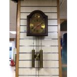 GERMAN TEMPUS FUGITE WALL CLOCK WITH WEIGHTS