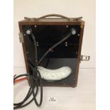 VINTAGE (1965) CASED N.C.S PORTABLE PRECISION MOVING IRON VOLTMETER (NO. PR979949).