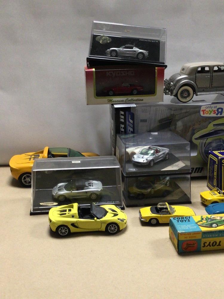 MIXED BOX OF MOSTLY DIE-CAST LOTUS CARS, MOST IN C - Image 3 of 8