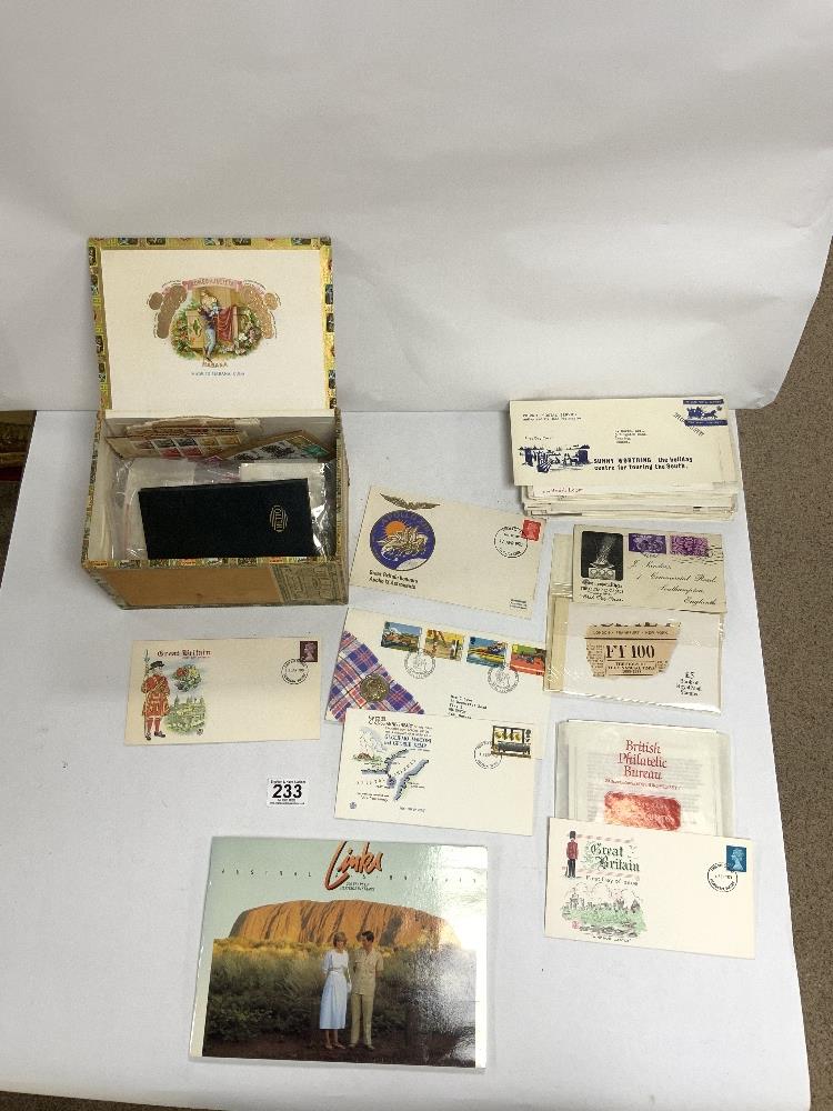 STAMPS, FIRST DAY COVERS GB, AUSTRALIA STAMPS AND MORE