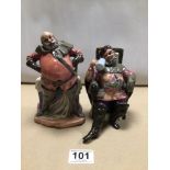 TWO ROYAL DOULTON FIGURES. ‘THE FOAMING COURT’ HN2