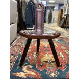 VINTAGE THREE-LEGGED GYPSY MANOR STOOL