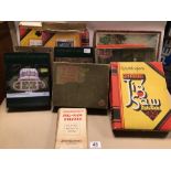 VINTAGE SELECTION OF BOXED JIGSAW PUZZLES. CONTENTS UNCHECKED. INCLUDES VICTORY, JOHN KNIGHT