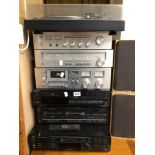 HI-FI EQUIPMENT, TANNOY MERCURY F1 CUSTOM WITH PRINZ R P 5001 T500, A500, CD500, SONY CDP-591, AND