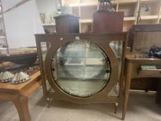 1960'S RETRO DISPLAY CABINET, DENMAR FURNITURE CO, 105 X 106 X 30CM