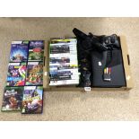 COLLECTION OF XBOX 360 AND XBOX ONE GAMES WITH XBOX 360 CONSOLE, CONTROLLERS, AND MORE.