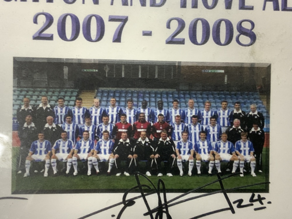 BRIGHTON AND HOVE ALBION FOOTBALL CLUB SIGNED PHOTOGRAPH 2007-08 SEASON, 20 X 25CM - Image 2 of 4