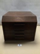 VINTAGE FIVE DRAWER MAHOGANY ENGINEERS/CRAFT CHEST