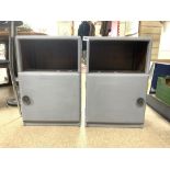 PAIR OF SHABBY CHIC PAINTED BEDSIDE CHESTS