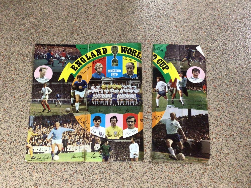 MEXICO 1970 WORLD CUP ENGLAND JIGSAW PUZZLE (COMPLETE), FRAMED AND GLAZED. 51CM X 39CM. WITH A/F - Image 7 of 7