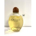 LARGE DUMMY PERFUME ADVERTISING (FATICE) BOTTLE OBSESSION BY CALVIN KLEIN, 25CM