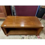 MID-CENTURY HEAL'S TEAK COFFEE TABLE (NEST OF THREE), 100 X 50CM