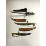 THREE VINTAGE DAGGERS