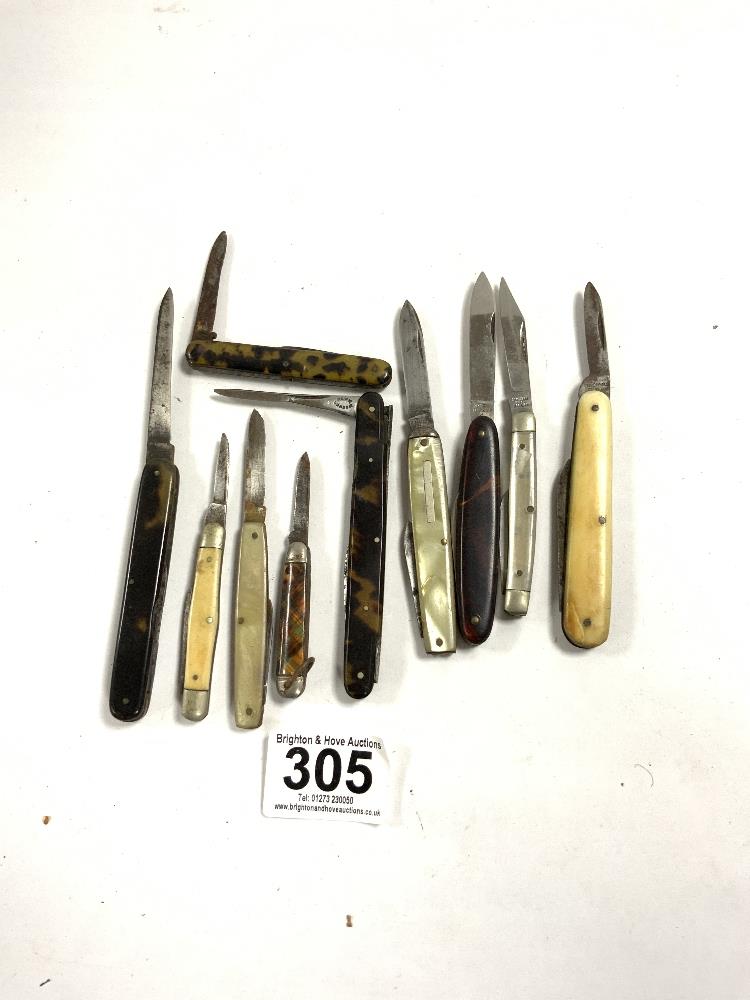 MIXED PEN KNIVES, FRUIT KNIVES