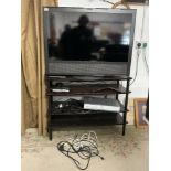BANG AND OLUFSEN 40 INCH TELEVISION BEOPLAY V1-40 WITH KALEIDESCAPE MODEL KO 503-0100 DVD PLAYER AND