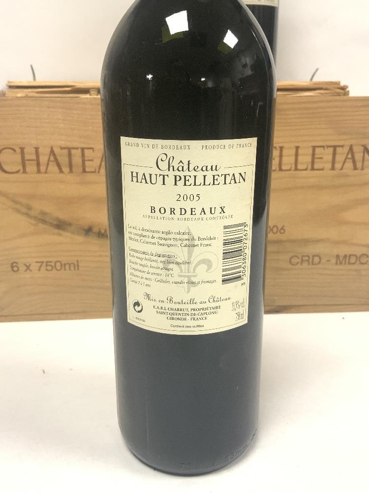 FIVE BOTTLES OF CHATEAU HAUT PELLETAN 2005 BORDEAUX NO 134303 - Image 3 of 3