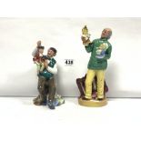 2 X DOULTON FIGURE 'THE PUPPET MASTER' HN2253 AND 'PUNCH & JUDY MAN' HN2765