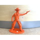 A STUDIO PARTS FIGURE OF A COWBOY - BANG BANG KID YOUNG SEVEN UP AND SERIES NO2 SIGNED TO BASE 40