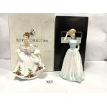 TWO ROYAL DOULTON FIGURES, 'COUNTRY ROSE' (HN3221) & 'HAPPY BIRTHDAY' (HN4308)