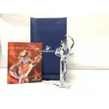 A SWAROVSKI FIGURE MAGIC OF DANCE ANTONIO 2003 IN ORIGINAL BOX, 20CMS