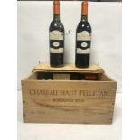 FIVE BOTTLES OF CHATEAU HAUT PELLETAN 2005 BORDEAUX NO 134303