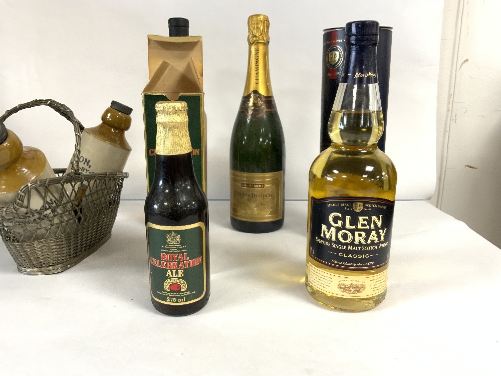 ALCOHOL, GLEN MORAY, WHISKY, PHILLIPE DES LOGES CHAMPAGNE, CLYELISH WHISKY, AND MORE - Image 3 of 3