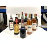 TWO BOTTLES OF 2000 CHATEAU SAINT JEAN COTE DE PROVENCE ROSE, AND NINE OTHER BOTTLES OF WINES AND