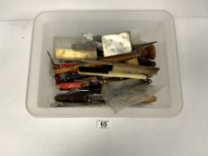 A COLLECTION OF WATCH MAKING AND OTHER TOOLS