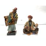 TWO ROYAL DOULTON FIGURES 'THE CARPET SELLER' AND 'OMAR KHAYAM' HN2247