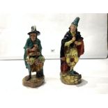 TWO DOULTON FIGURES 'THE PIED PIPER' HN2102 AND 'THE MASK SELLER' HN 2103