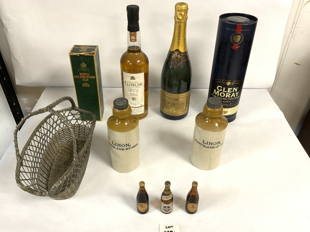 ALCOHOL, GLEN MORAY, WHISKY, PHILLIPE DES LOGES CHAMPAGNE, CLYELISH WHISKY, AND MORE - Image 2 of 3