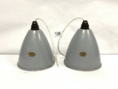 TWO GNOME VINTAGE LIGHT FITTINGS