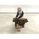 A ROYAL DOULTON FIGURE 'THE CARPENTER' HN2678