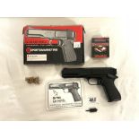 A SPORTS MARKETING G 10 AIR PISTOL EIGHTEEN SHOT BB REPEATER AND 177 CALIBER