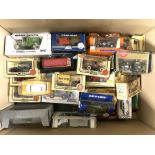 A LARGE QUANTITY OF BOXED MODELS OF YESTERYEAR AND DAYS GONE BY VEHICLES