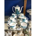 WEDGEWOOD SUSIE COOPER DESIGN - ASHMUM II PIECE COFFEE SET