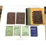 THREE MANUAL INSTRUCTIONS FOR THREE LITRE ALVIS SERVICE BOOKS FOR TRIUMPH AND INSTRUCTION MANUAL FOR