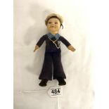 A NORAH WELLING SOFT TOY SAILOR DOLL