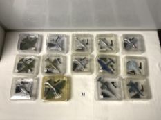 A QUANTITY OF MODEL FIGHTER PLANES - THUNDERBOLT, MUSTANG AND MORE