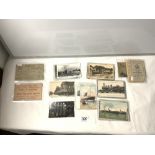 A QUANTITY OF LOOSE POSTCARDS, MAINLY RAILWAY AND SHIPPING