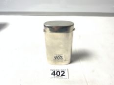 800 SILVER OVAL CASED CONTAINER (EUGENIO 1977) MARKED TO BASE