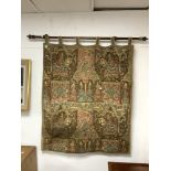 VINTAGE TAPESTRY WALL HANGING 104 X 132CMS