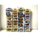 A QUANTITY OF DAYS GONE BOXED VEHICLES AND OXFORD DIE-CAST METAL REPLICAS IN BOXES