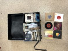 A QUANTITY OF 45RPM SINGLES, THE SHADOWS, CLIFF RICHARD, DARTS AND MANY MORE