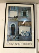 ROSINA WACHTMEISTER - CASA CANTAGALLI PRINT - HOUSE FRONT WITH CAT, 52 X 74CMS