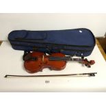 A STENTOR, STUDENTS VIOLIN IN CASE